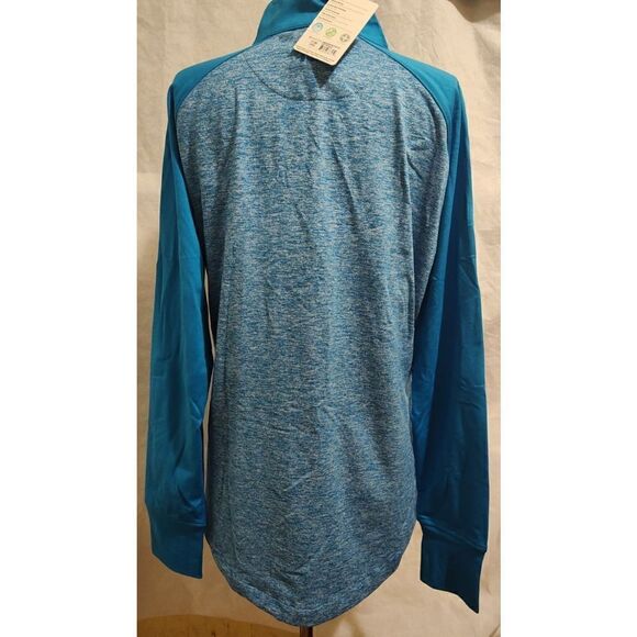 FOOTJOY FJ Women's Brushed Space Dye Mid Layer ELECTRIC BLUE Size Large NWT - Picture 4 of 6